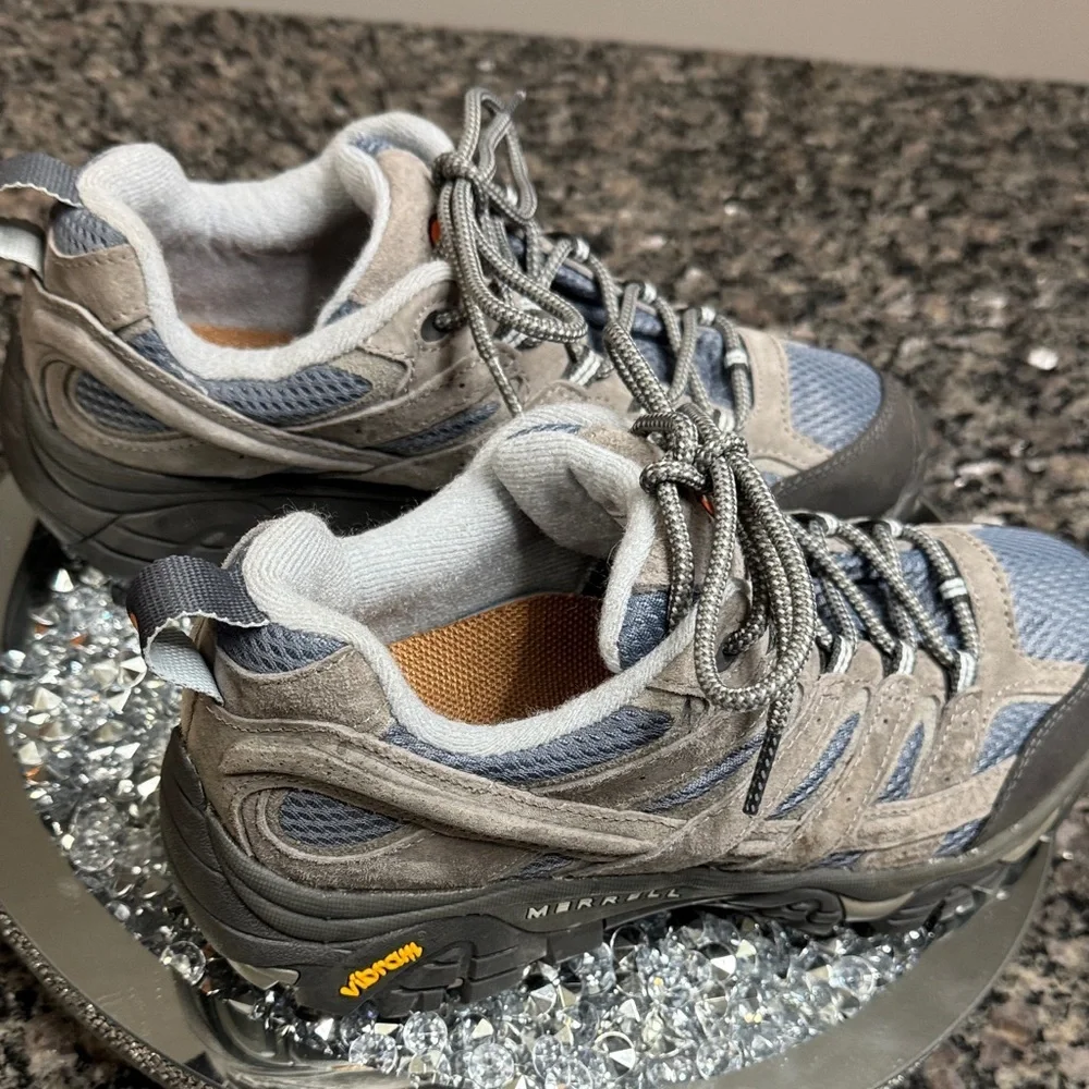 Merrell Vibram Gray and Blue Athletic Shoes NWOT 10 - Picture 8 of 17